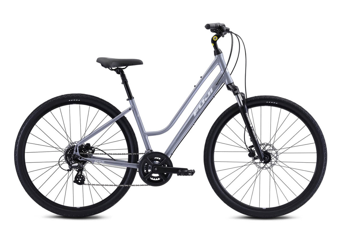 Fuji crosstown hybrid bike top