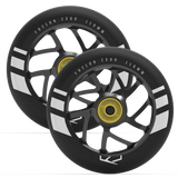 Fuzion Flight Wheel 110mm Black with Black Core (Pair)