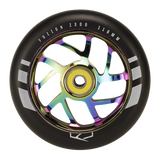 Fuzion Flight Wheel 110mm Black with Neochrome Core (Pair)