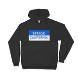 Savage California Blue & White Hoodie