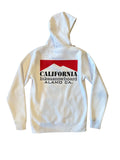 California Bike and Snowboard  Classic Pullover Hoodie White