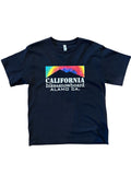 California Bike and Snowboard Tie Dye Adult Shirt