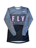 Fly Racing Youth F-16 Jersey Grey/Black/Pink
