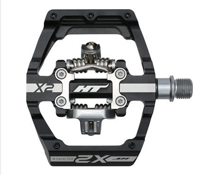 dual clipless pedals HT X2 DH Race Pedals