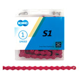 KMC S1 Chain - Single Speed 1/2" x 1/8", 112 Links