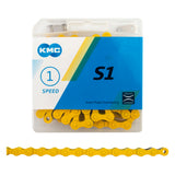 KMC S1 Chain - Single Speed 1/2" x 1/8", 112 Links