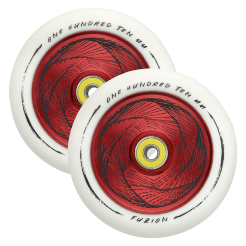 Fuzion Marker 110mm Hollowcore Red Core w/ White PU (Pair) – California ...