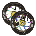 Fuzion Flight Wheel 110mm Black with Neochrome Core (Pair)